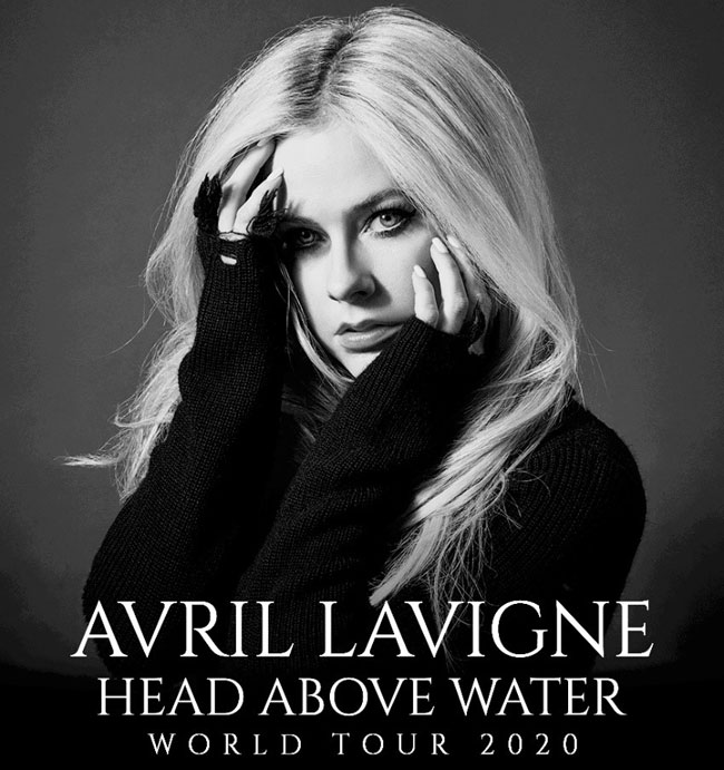 Avril Lavigne a Milano per l’Head Above Water World Tour | DATA