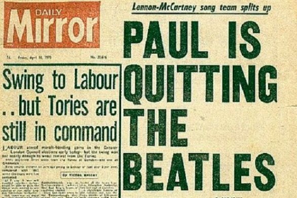 Beatles: la fine ufficiale della band 49 anni fa