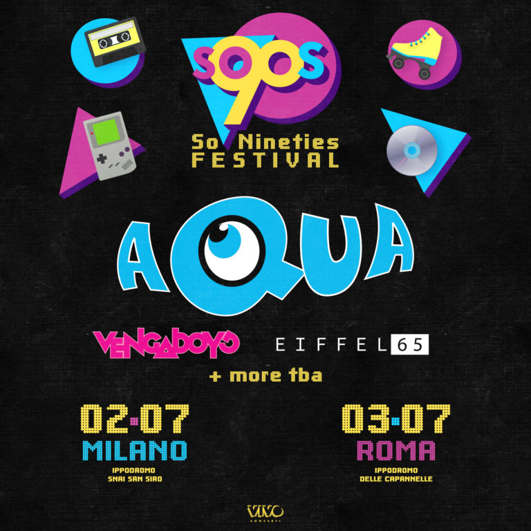 Aqua a luglio in concerto a Milano e Roma