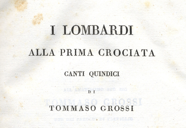 11 febbraio 1843 I Lombardi alla Prima Crociata