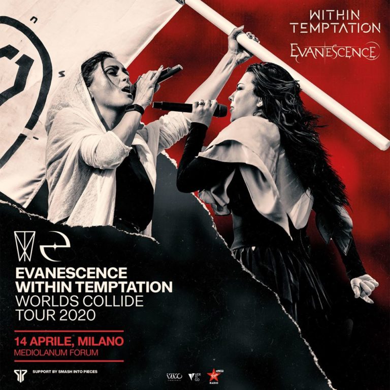 Evanescence e Within Temptation: il Worlds Collide Tour