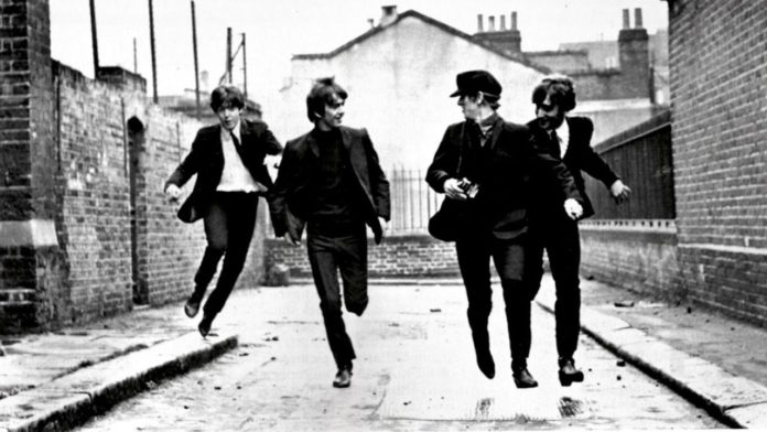 A Hard Day's Night, Beatles che corrono