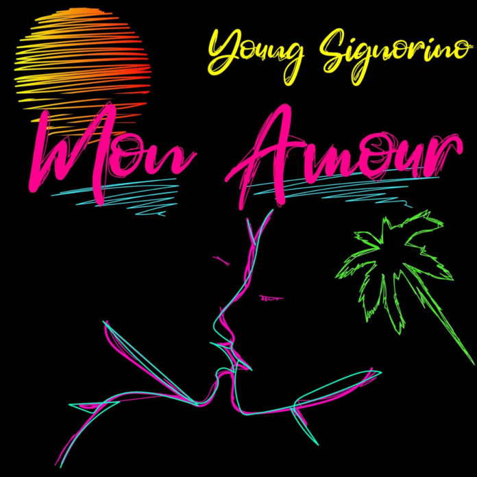 La copertina di Mon Amour di Young Signorino