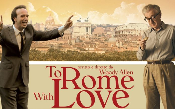 Locandina To Rome With Love di Woody Allen
