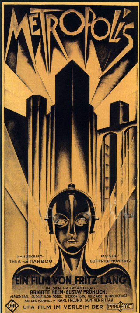 Locandina di Metropolis di Fritz Lang