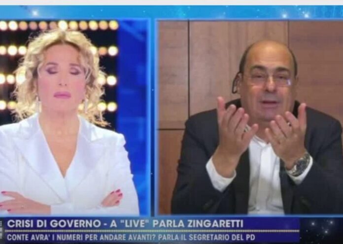 Zingaretti sostiene Barbara D’Urso