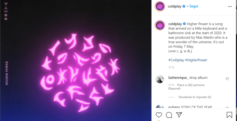 I Coldplay e il video con un messaggio alieno