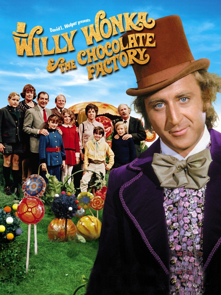 Willy Wonka e la fabbrica di cioccolato ha 50 anni