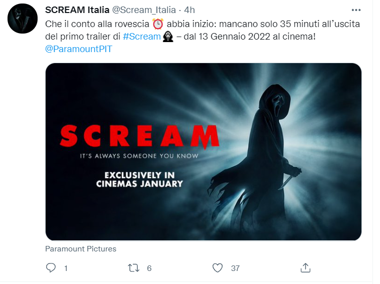 Scream 2022: il film Horror per eccellenza ritorna in sala