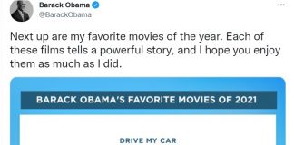 Barack Obama condivide i suoi film preferiti del 2021