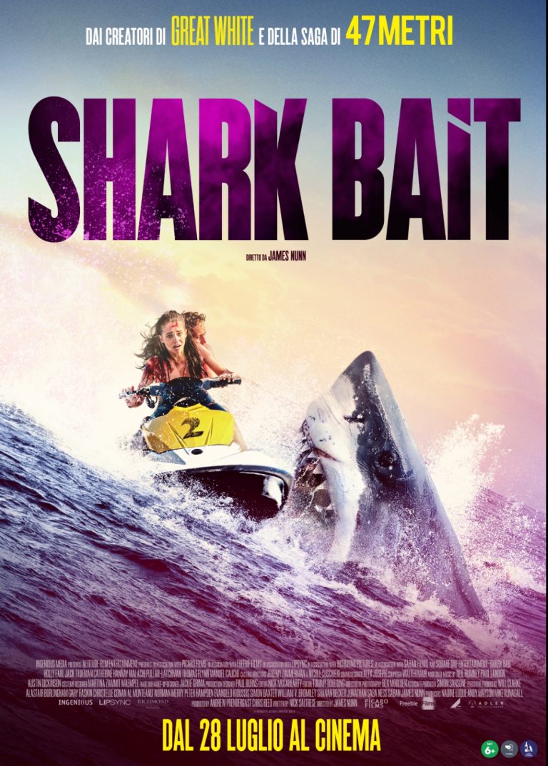 SHARK BAIT: dal 28 luglio il nuovo avvincente thriller di James Nunn