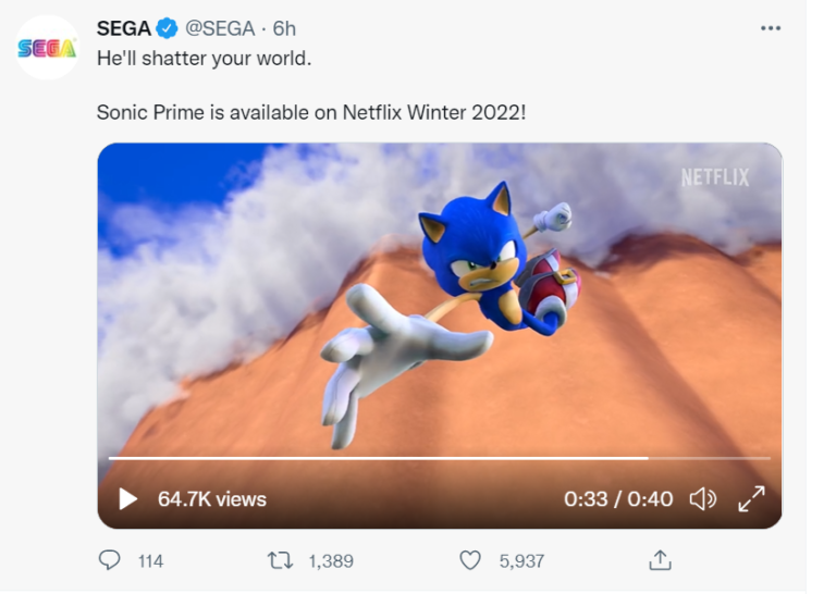 Sonic Prime: in arrivo la serie su Netflix