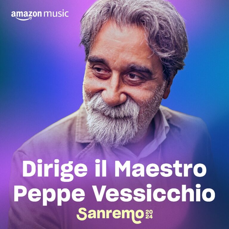 Amazon Music presenta la campagna “Sanremo 2024”: dirige il format il maestro Peppe Vessicchio