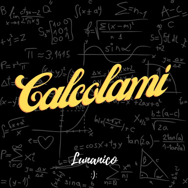 LUNANICO, dal 5 aprile in radio e sui digital store “CALCOLAMI” il nuovo singolo