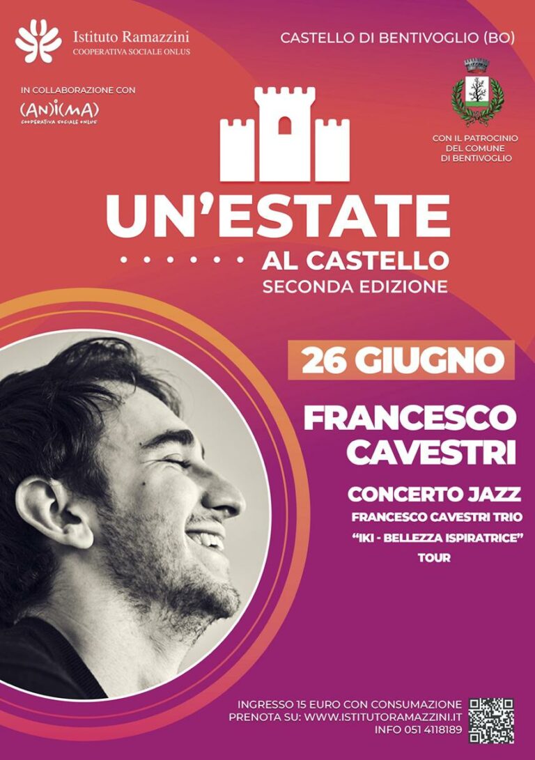 FRANCESCO CAVESTRI torna live a Bologna con due eventi