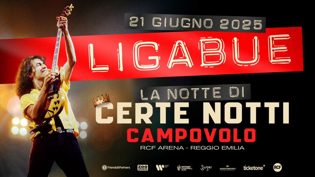 LIGABUE IN TEATRO – DEDICATO A NOI, 31 date uniche per celebrare un ritorno atteso