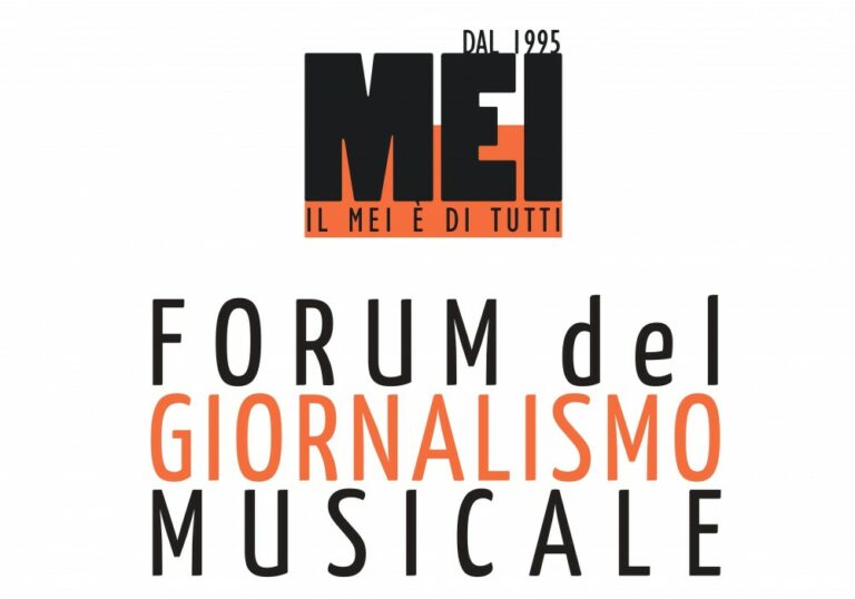 Forum del Giornalismo Musicale al MEI