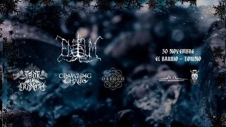 Una Serata Epocale, ENISUM, TAUR-IM-DUINATH, CRAWLING CHAOS e ORIGOD in Live @ El Barrio