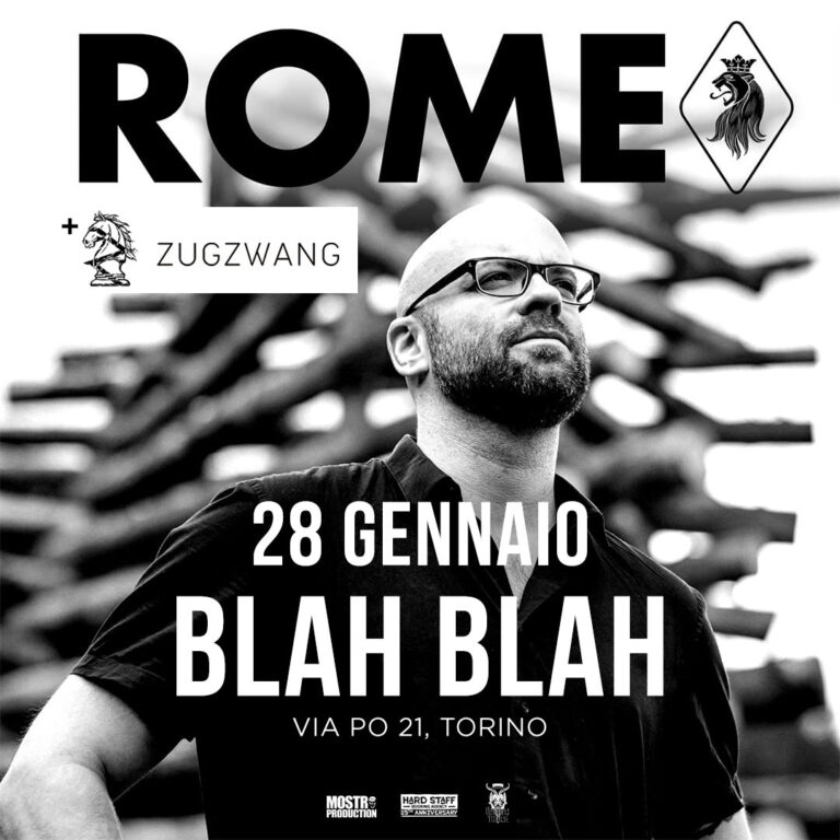 ROME + Zugzwang LIVE al Blah Blah (TO) il 28 Gennaio, Una Serata di Folk Contaminato e Sperimentale