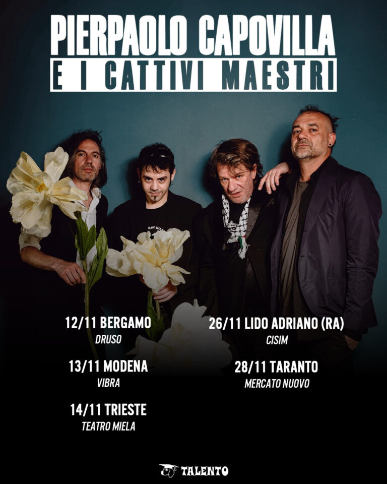 Pierpaolo Capovilla e i Cattivi Maestri